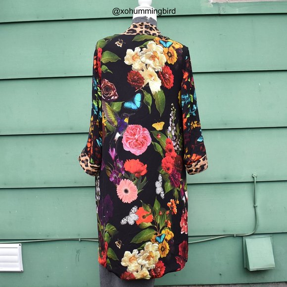 Alice + Olivia | Avila Reversible Kimono Multi Garden/Combo - Picture 8 of 11